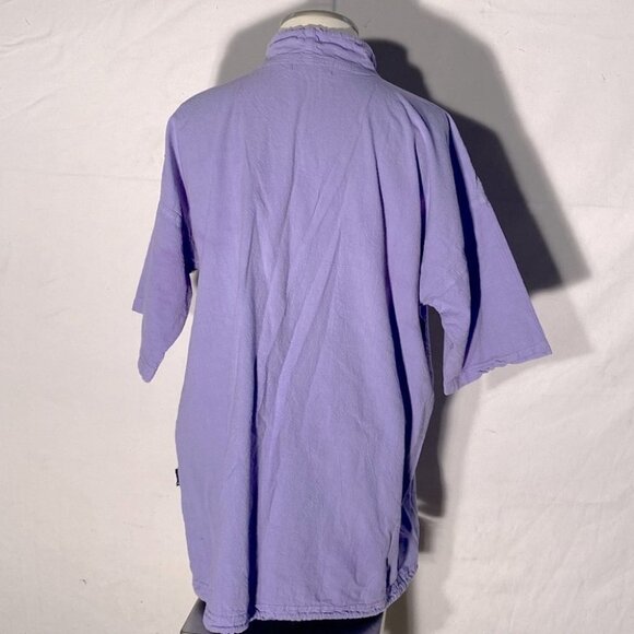 Vintage Honey-Komb EzzeWear Purple 1/4 Zip Top S - Picture 14 of 15